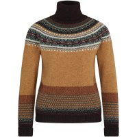 Eribé Fair Isle Ladies Eribé Fair Isle Ladies Turtleneck Sweater, Goldfinch, Size XS