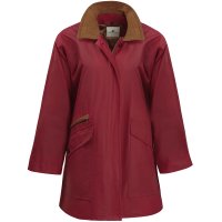 Ladies' Waxed Ladies' Waxed Jacket, Red, Size 36