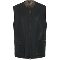 »Robin« Men’s Vest, »Robin« Men’s Vest, Lambskin, Brown, Size 50